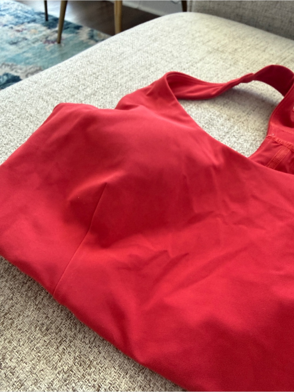 Lululemon Red Racerback Sports Bra - Picture 4 of 4